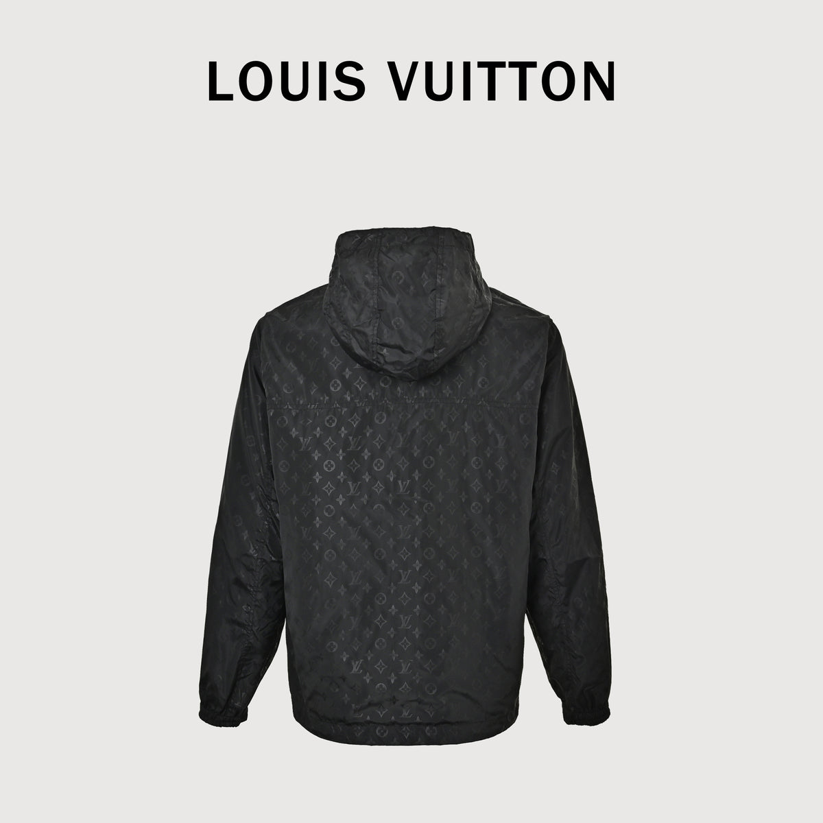 Louis Vuitton Reversible LV Monogram Jacquard Shell Jacket – All Black / Tonal Monogram 1A9A10