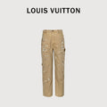 Louis Vuitton LV Ink Splatter Graffiti Denim Pants 2026 NP6600831