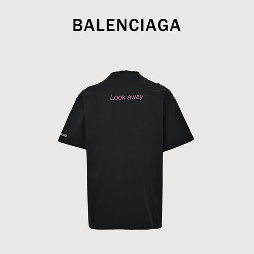 Balenciaga BLCG Euphoria Portrait Collab Short Sleeve T-Shirt NP3000817