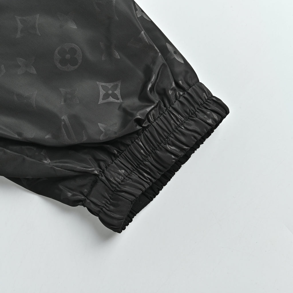 Louis Vuitton Reversible LV Monogram Jacquard Shell Jacket – All Black / Tonal Monogram 1A9A10
