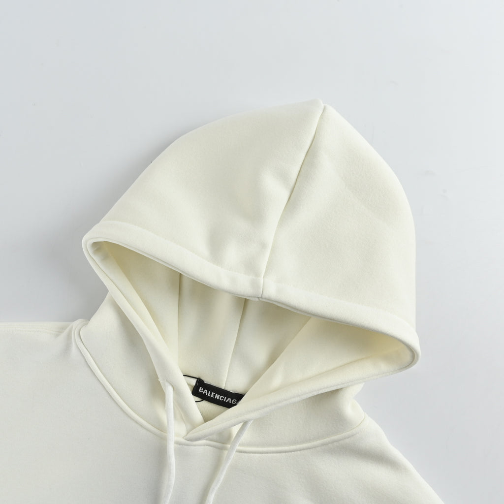 Balenciaga 25FW Crown "Keep Calm" Puff Print Hoodie  HH5000119
