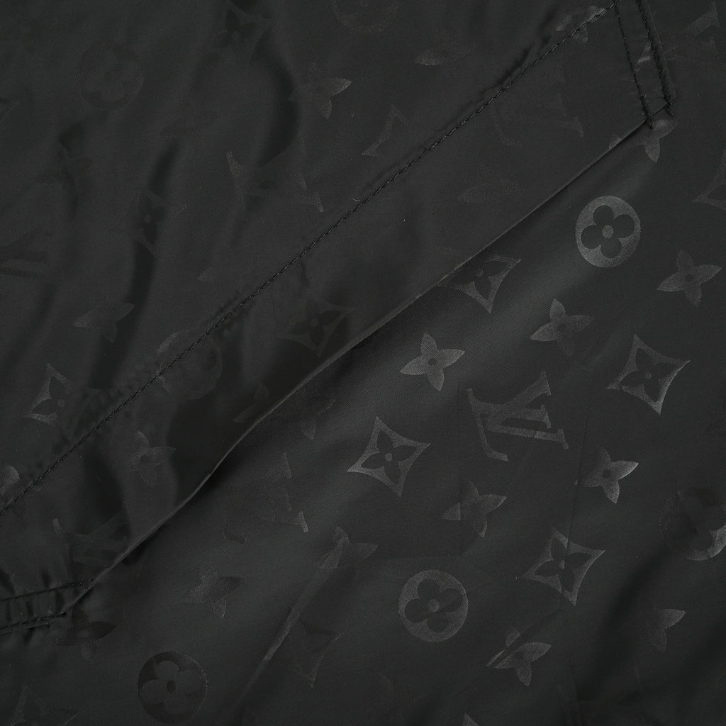 Louis Vuitton Reversible LV Monogram Jacquard Shell Jacket – All Black / Tonal Monogram 1A9A10