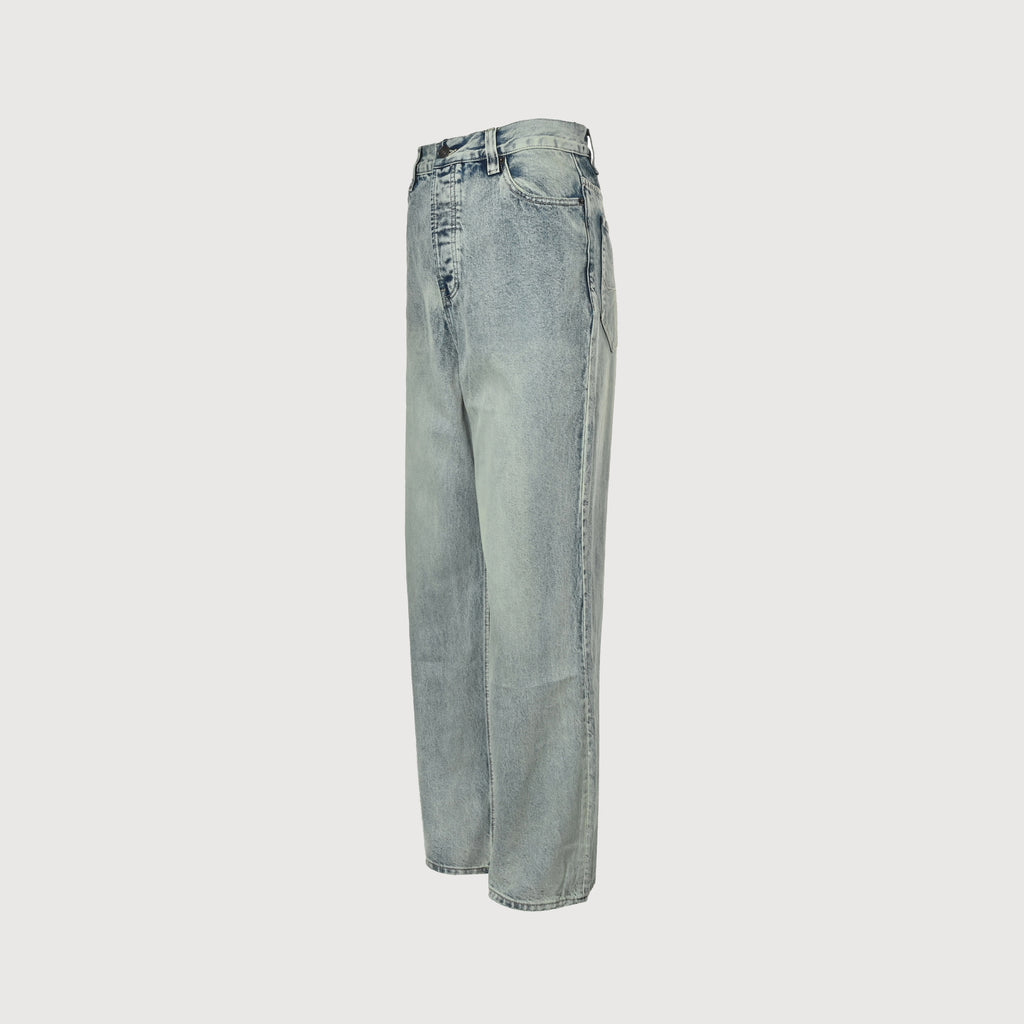 Balenciaga Baggy Ice Blue Washed Denim Jeans YS5600108