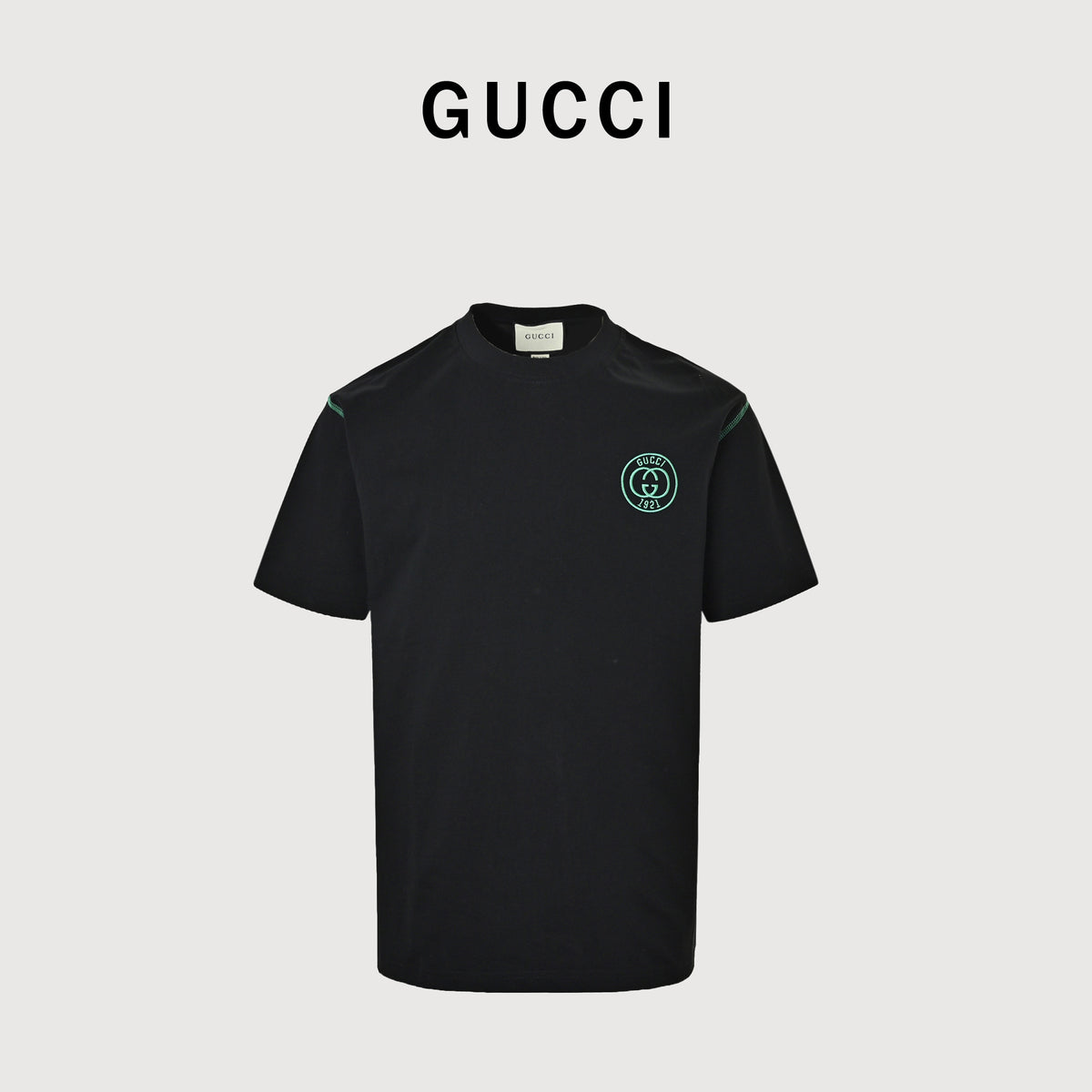 Gucci 1921 Double G Embroidered Logo T-Shirt MV2400714