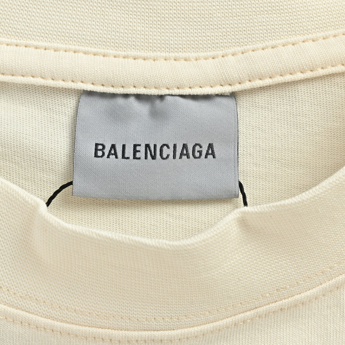 Balenciaga 1917 Rose Tattoo Print Short Sleeve T-Shirt