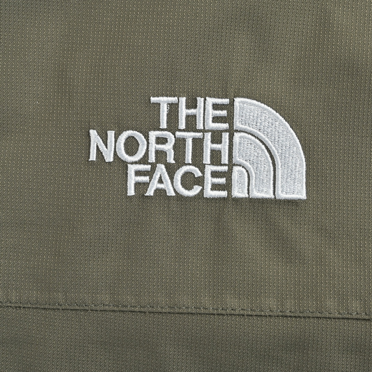 The North Face Embroidered Logo Hooded Shell Jacket – Olive Green DK6400316-OLV