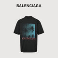 Balenciaga BLCG Palm Tree Film Print Short Sleeve T-Shirt NP3000520