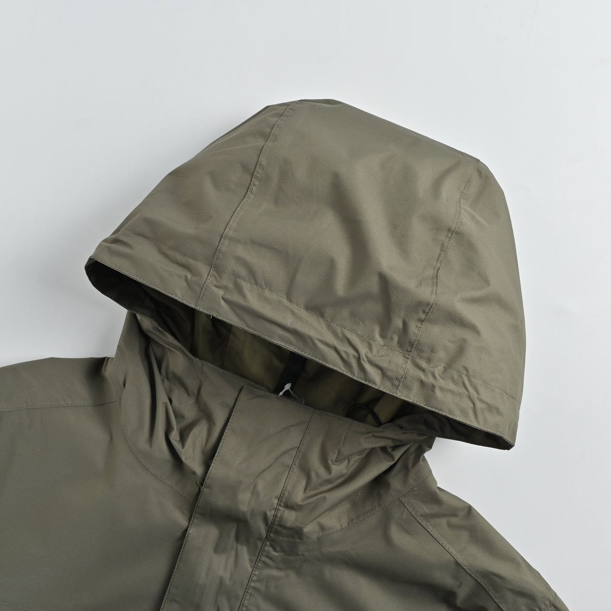 The North Face Embroidered Logo Hooded Shell Jacket – Olive Green DK6400316-OLV