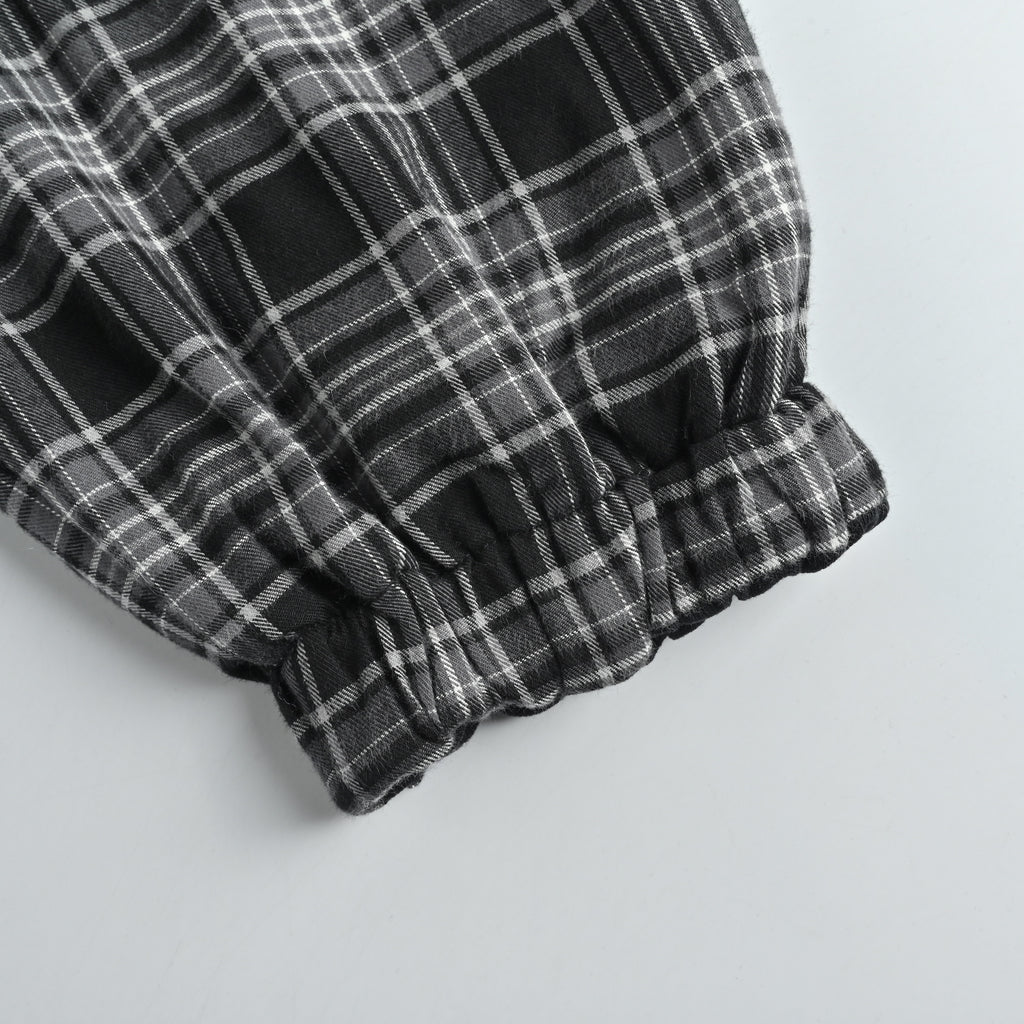Balenciaga 25FW Plaid Reversible Hooded Jacket  HH9000107