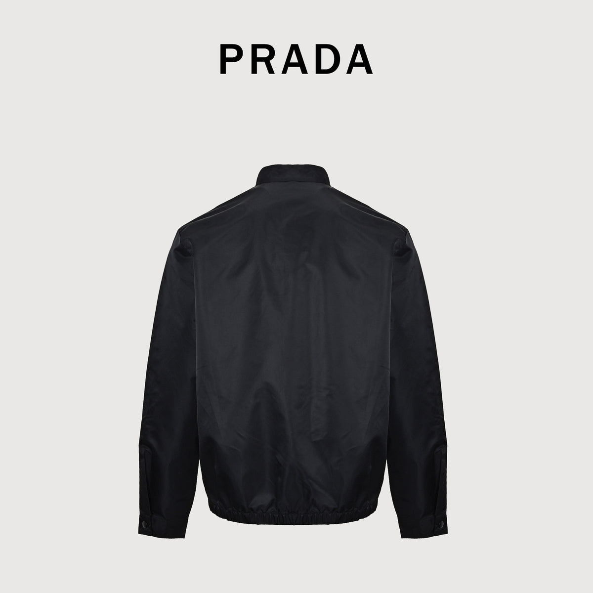 Prada 25FW Re-Nylon Double-Pocket Triangle-Logo Jacket — BlackSGC833-1WQ9-F0002