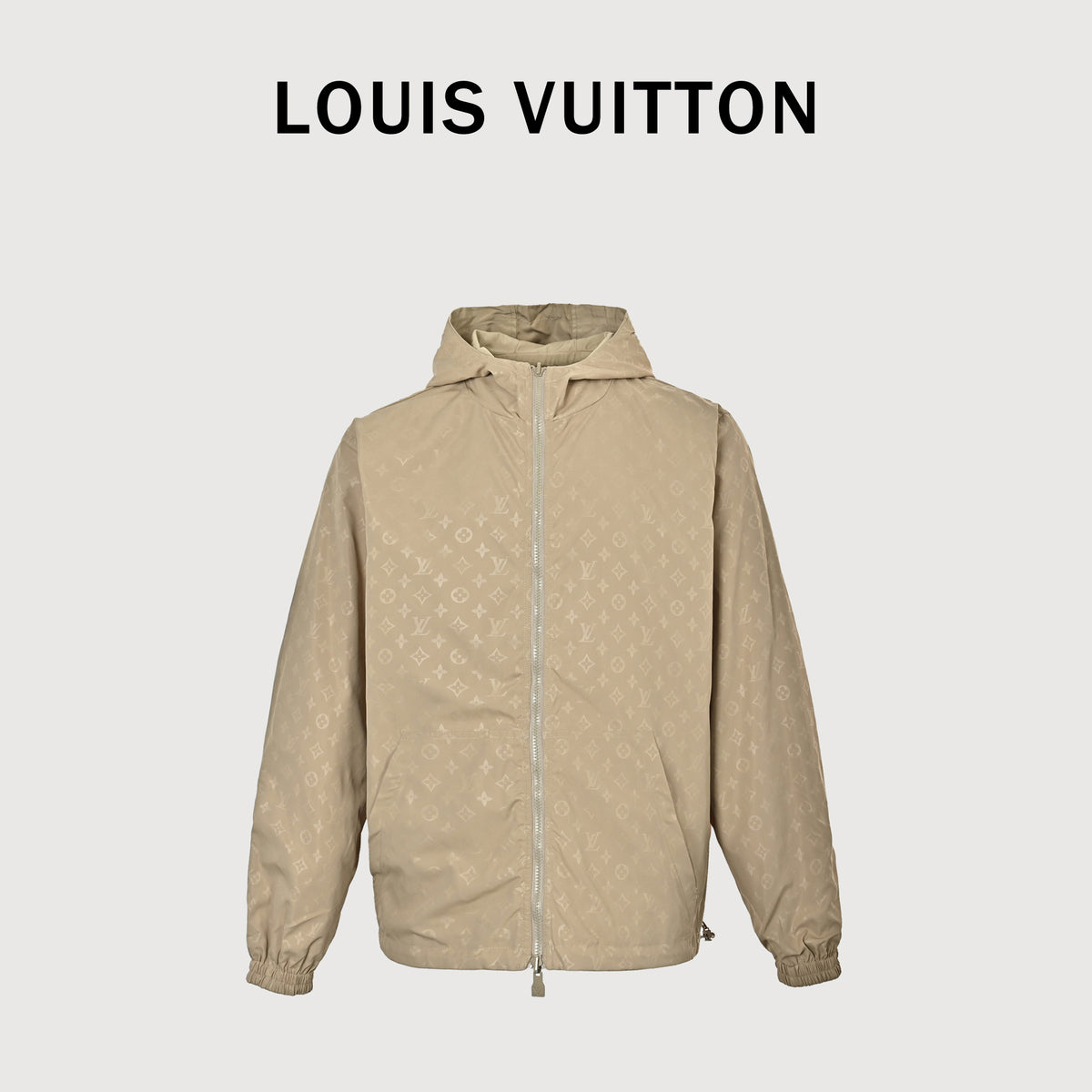Louis Vuitton Reversible LV Monogram Jacquard Shell Jacket – Khaki / Tonal Monogram XM7800819-KHK