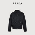 Prada 25FW Re-Nylon Double-Pocket Triangle-Logo Jacket — BlackSGC833-1WQ9-F0002