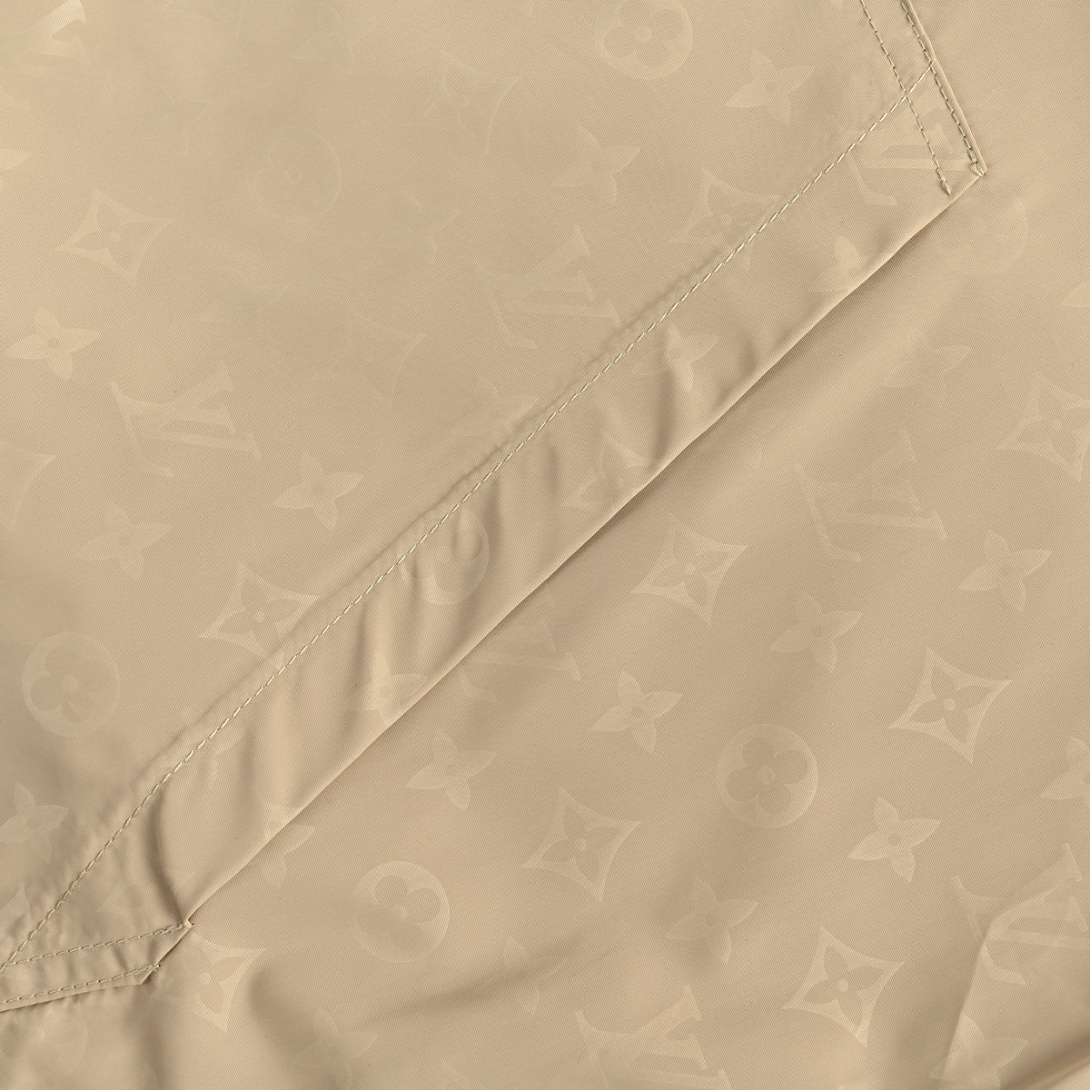 Louis Vuitton Reversible LV Monogram Jacquard Shell Jacket – Khaki / Tonal Monogram XM7800819-KHK