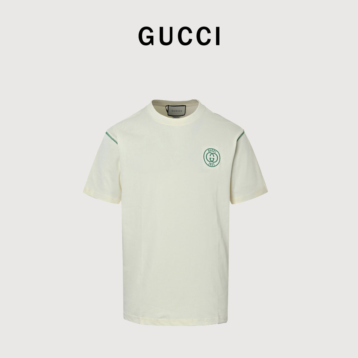 Gucci 1921 Double G Embroidered Logo T-Shirt MV2400714