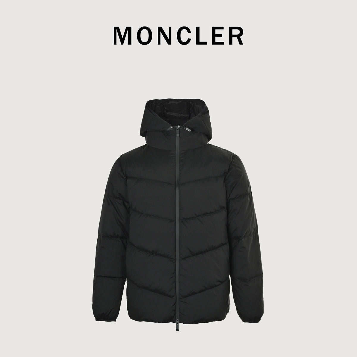 Moncler FW25 Forez Hooded Goose Down Jacket — Black K20911A00156597YD999
