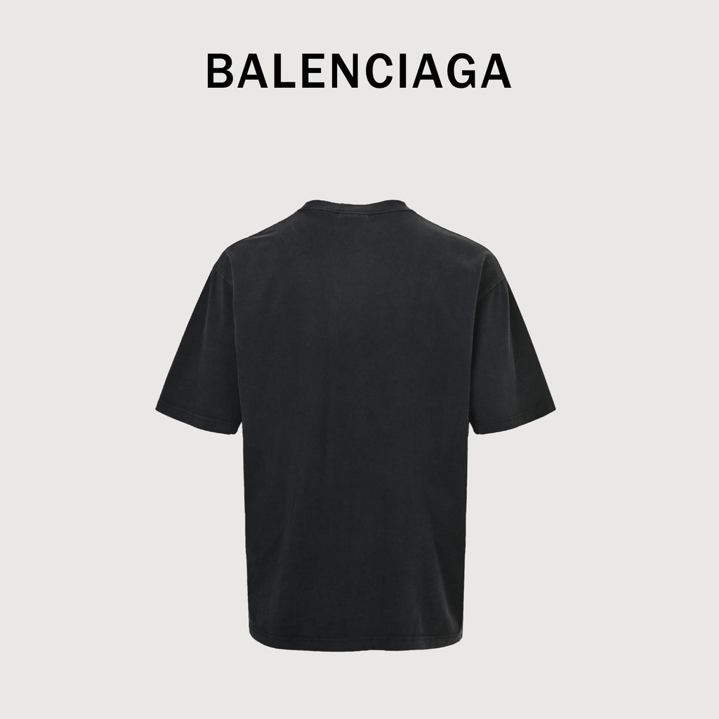 Balenciaga BLCG BB Icon Print Washed Short Sleeve T-Shirt NP2400108