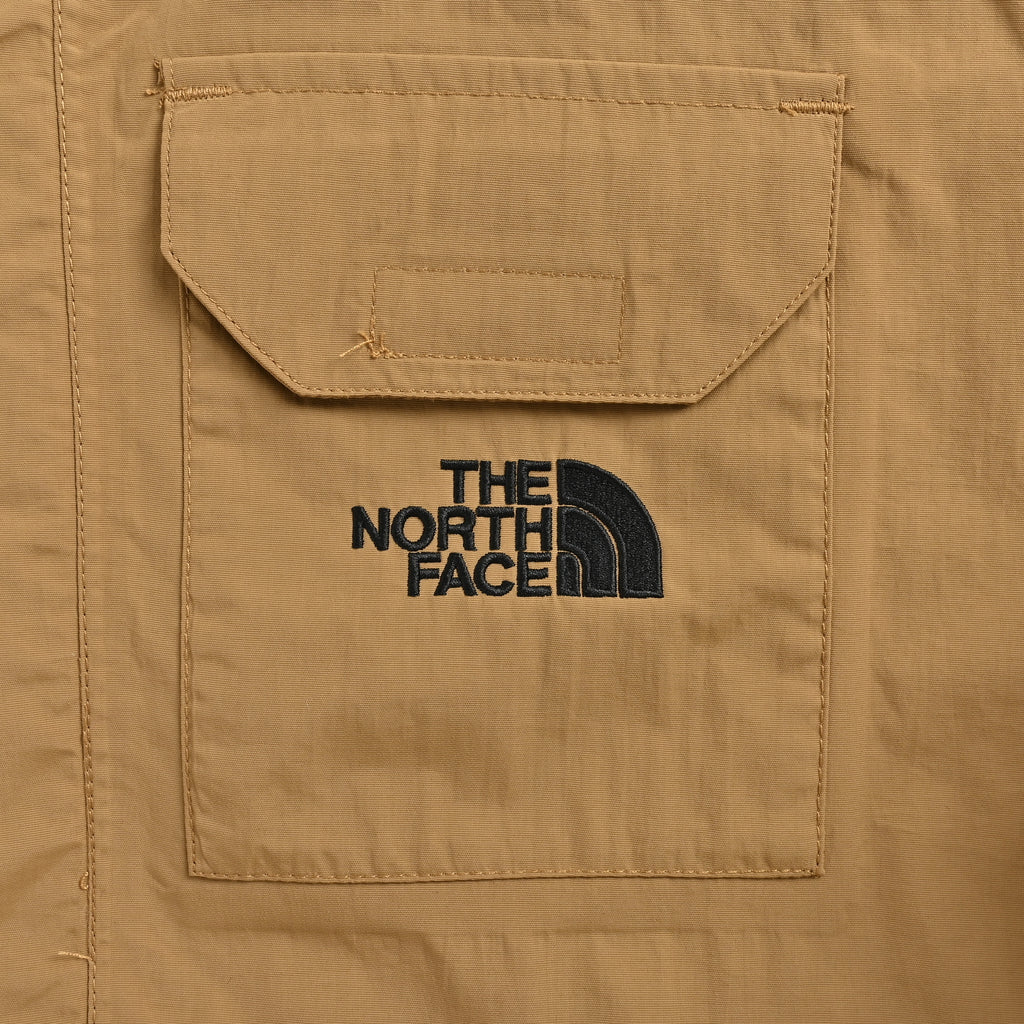 The North Face Embroidered Logo Multi-Pocket Shell Jacket – Camel  DK6400317
