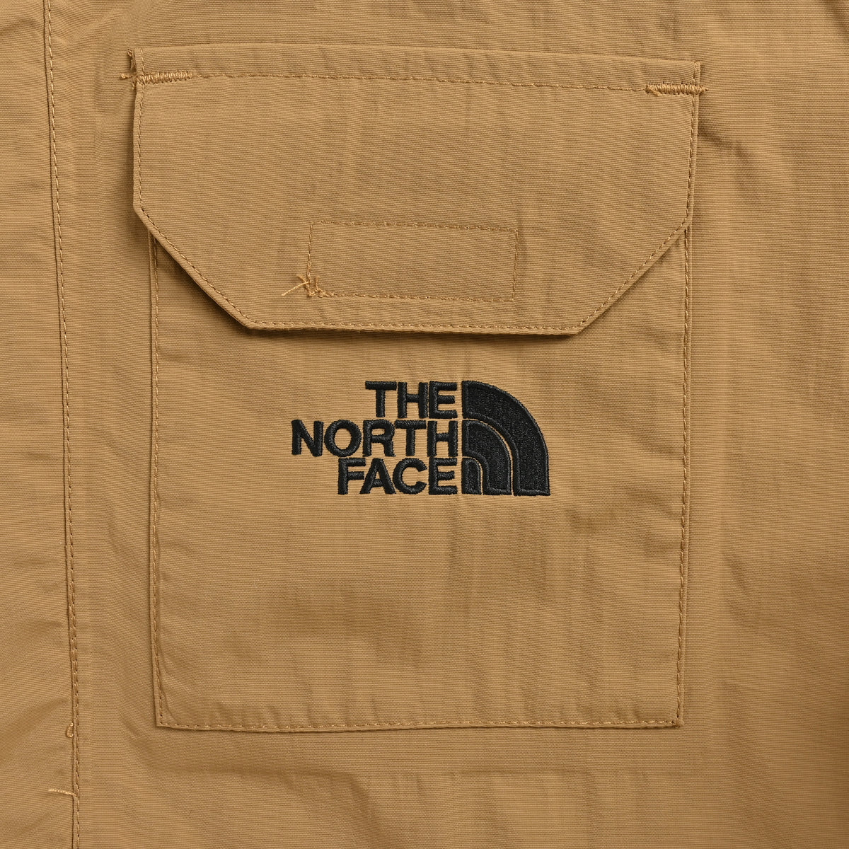 The North Face Embroidered Logo Multi-Pocket Shell Jacket – Camel  DK6400317