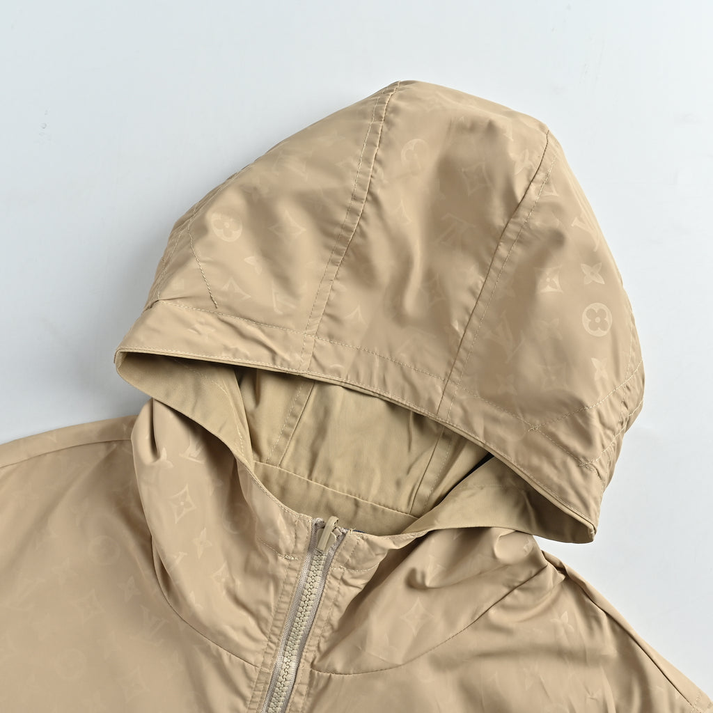Louis Vuitton Reversible LV Monogram Jacquard Shell Jacket – Khaki / Tonal Monogram XM7800819-KHK