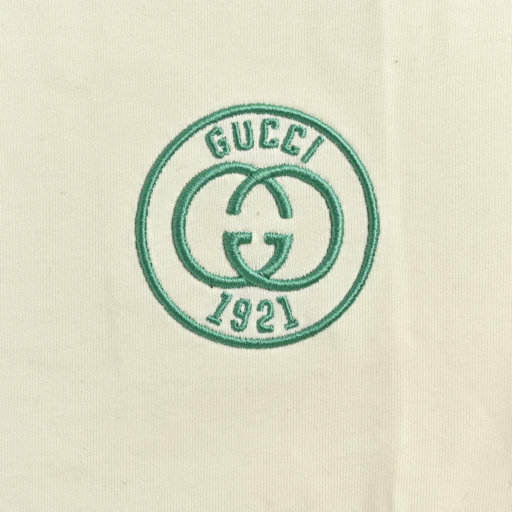 Gucci 1921 Double G Embroidered Logo T-Shirt MV2400714