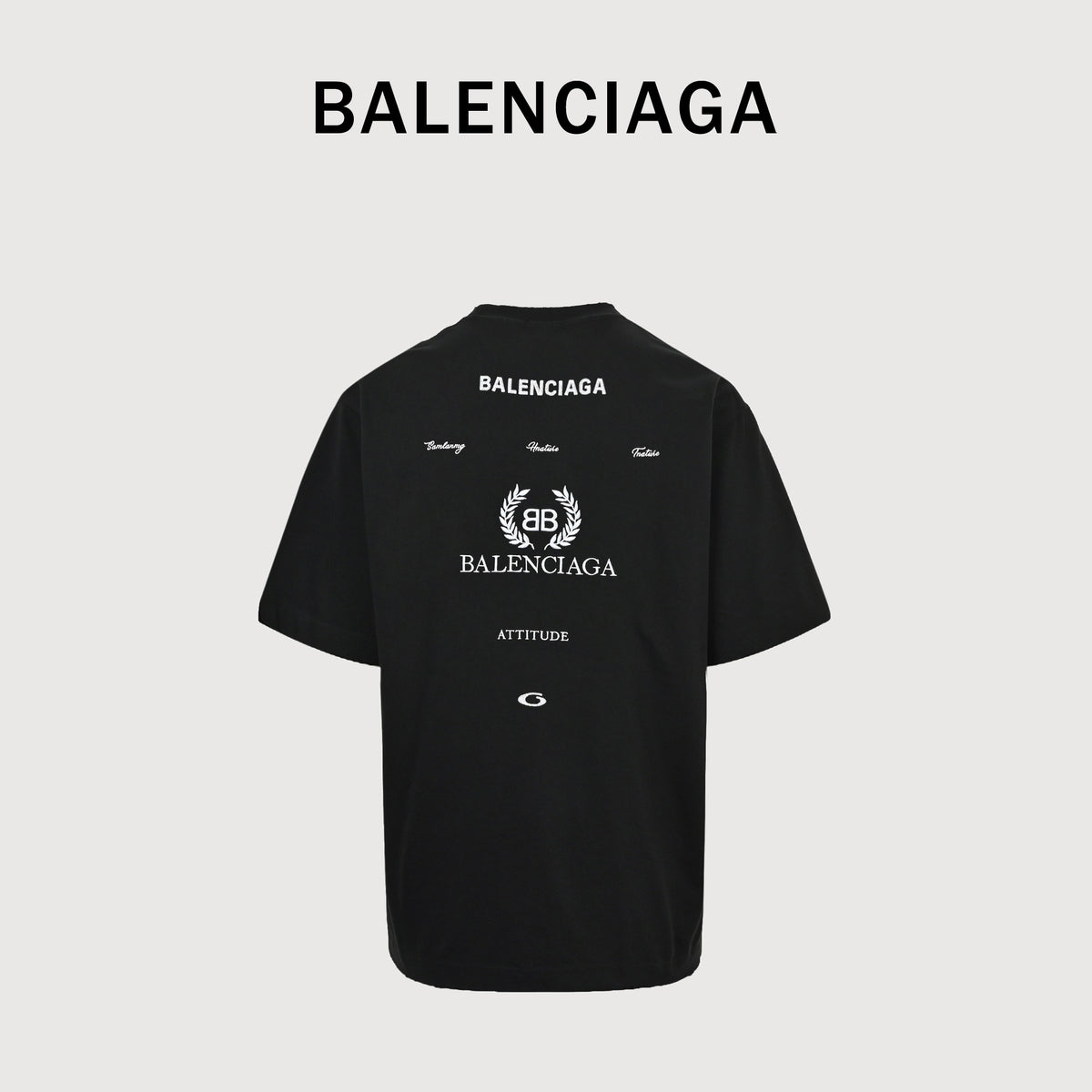 Balenciaga BCLG Pink Letter Embroidered Short Sleeve T-Shirt NP2400108-PNK（副本）