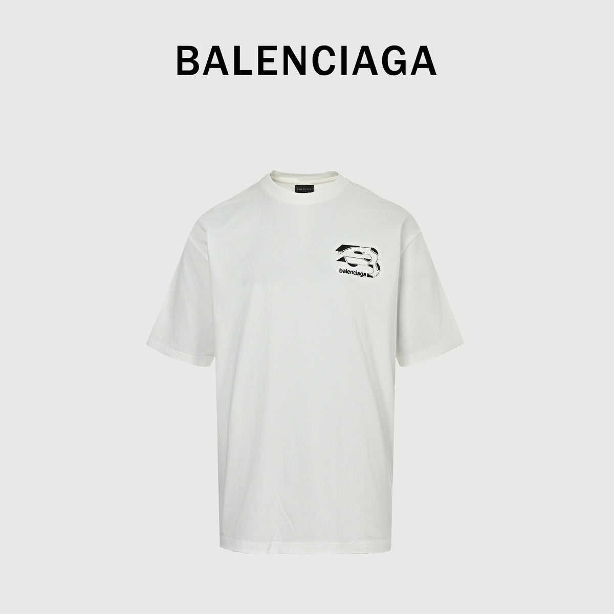Balenciaga Heavy Embroidered Patch Short Sleeve T-Shirt 2026#xbk2800324